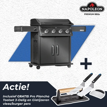 Napoleon Phantom Rogue Pro 30 Gas BBQ Inck Griddle LPG Plancha Barbecue - afbeelding 9