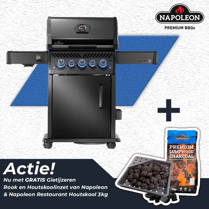 Napoleon Phantom Rogue PRO-S 425 Gas BBQ Zwart Barbecue - afbeelding 1