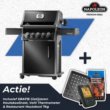 Napoleon Rogue 425 Gas BBQ Zwart Barbecue - afbeelding 1
