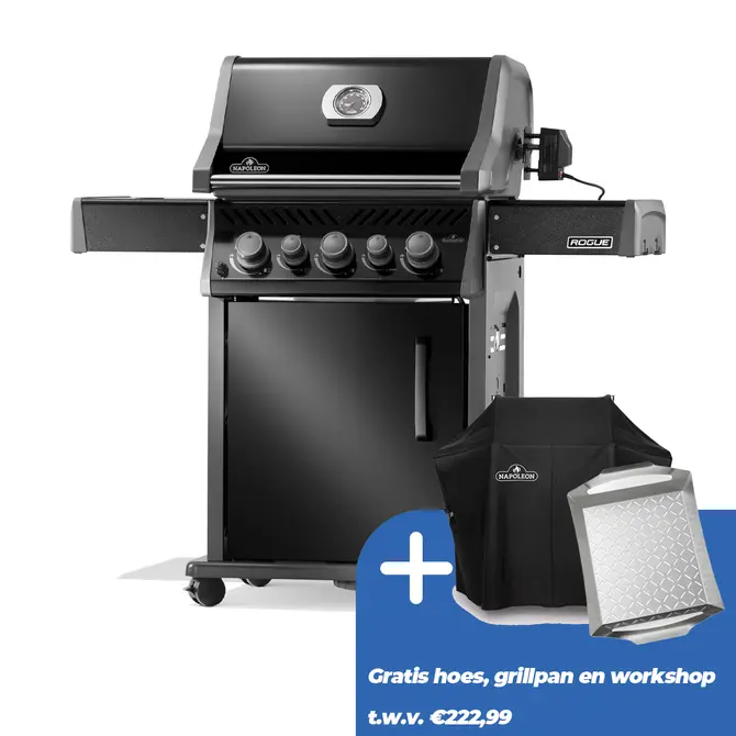 Napoleon Rogue 425 Gas BBQ Zwart Barbecue - afbeelding 1