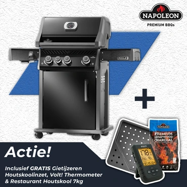 Napoleon Rogue PRO 425 Gas BBQ Zwart Barbecue - afbeelding 1