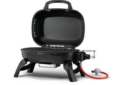 Napoleon TravelQ™ 240 Draagbare Gasbarbecue schuin open, Napoleon, Tuincentrum Outlet