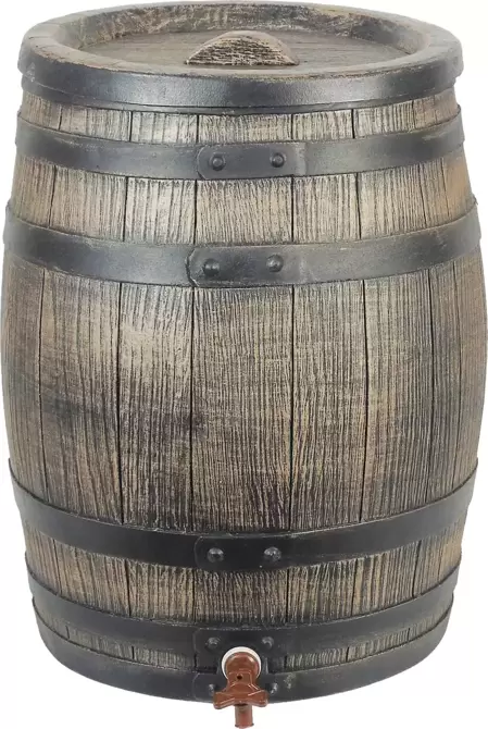 Nature Houtlook regenton Houtkleur 50 liter Whiskyvat - afbeelding 1