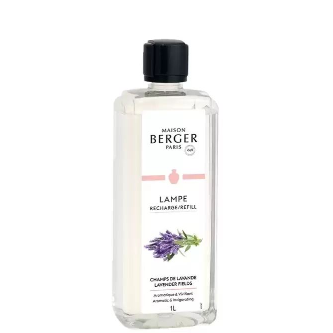 Navulling Huisparfum Lavender Fields 1 liter Champs de Lavande Lampe Berger Maison Paris