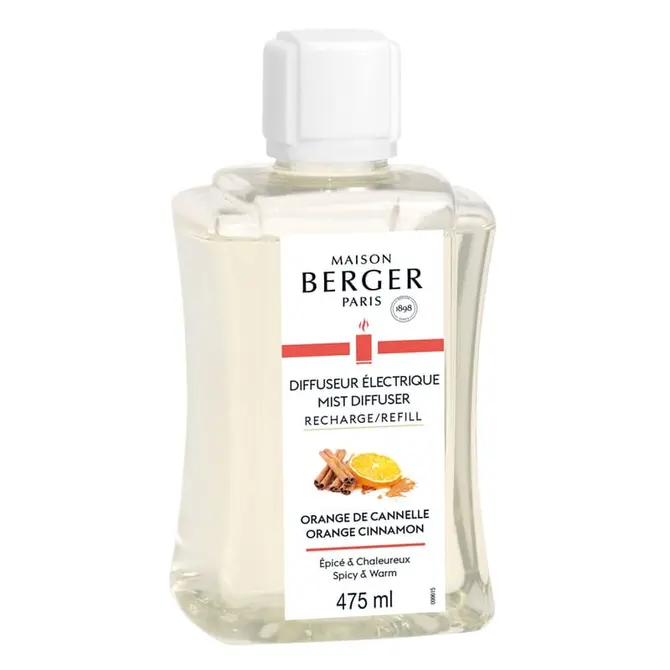 Navulling Mist Diffuser 475ml Orange de Cannelle, lampe berger, tuincentrumoutlet.com