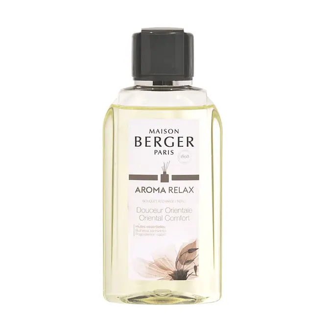 Navulling parfumverspreider met sticks 200ml Aroma Relax - Oriental Comfort, lampe berger, tuincentrumoutlet.com