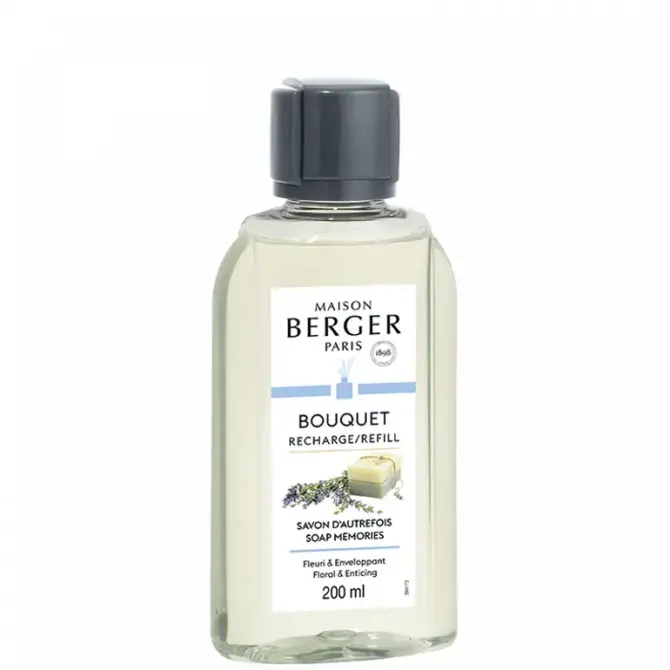 Navulling parfumverspreider met sticks 200ml Savon d'Autrefois, lampe berger, tuincentrumoutlet.com
