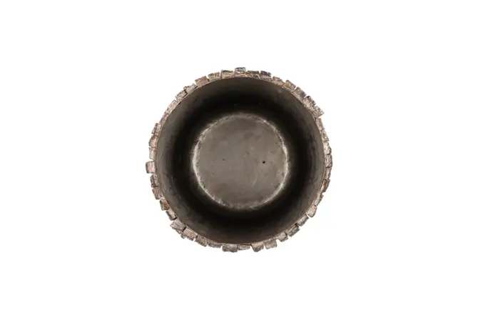 NEPAL IRON BOTTLE BIRCH MOSAIC 17X17X25M NM - afbeelding 2