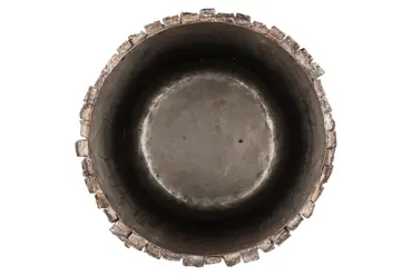 NEPAL IRON BOTTLE BIRCH MOSAIC 29X29X46M NM - afbeelding 2