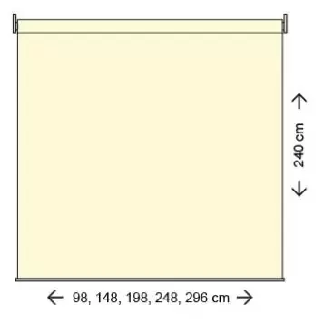 Rolgordijn l198b240cm zwart www.tuincentrumoutlet.com