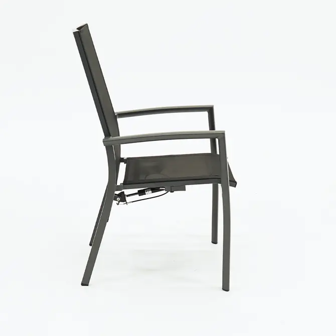 Nino alu stapelstoel zijkant, SenS-Line, tuincentrumoutlet.com