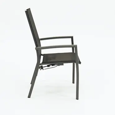 Nino alu stapelstoel zijkant, SenS-Line, tuincentrumoutlet.com