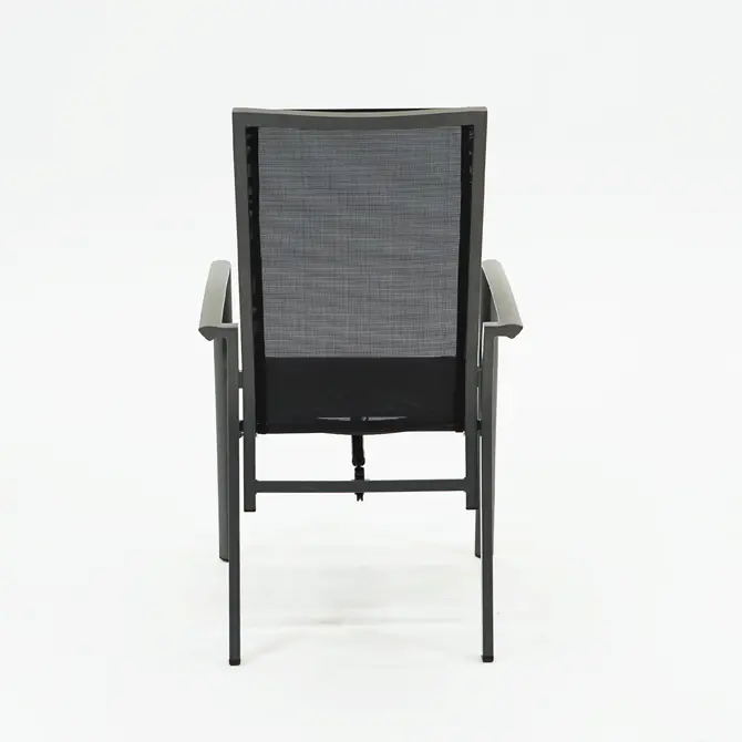 Nino alu stapelstoel achterkant, SenS-Line, tuincentrumoutlet.com