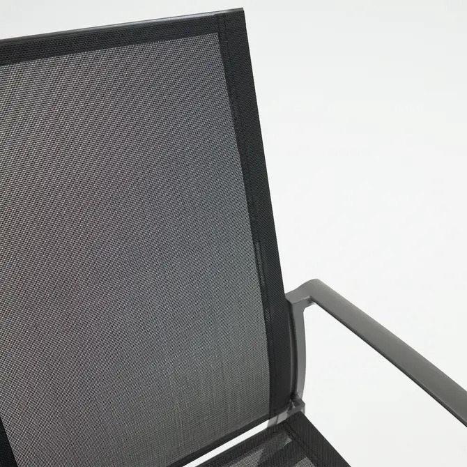 Nino alu stapelstoel detail, SenS-Line, tuincentrumoutlet.com