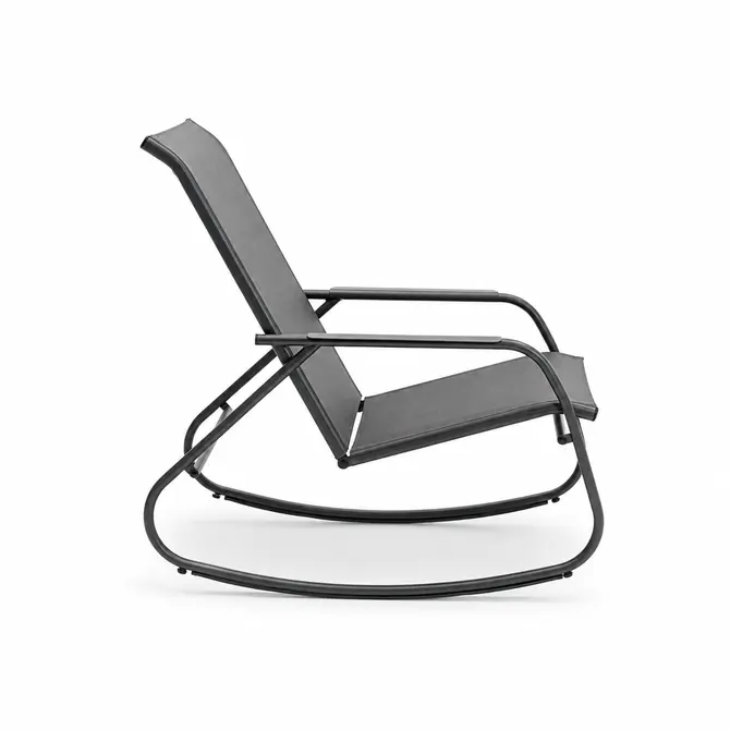 Noa rocking chair graphite/grijs, Pro Loisirs, tuincentrumoutlet.com