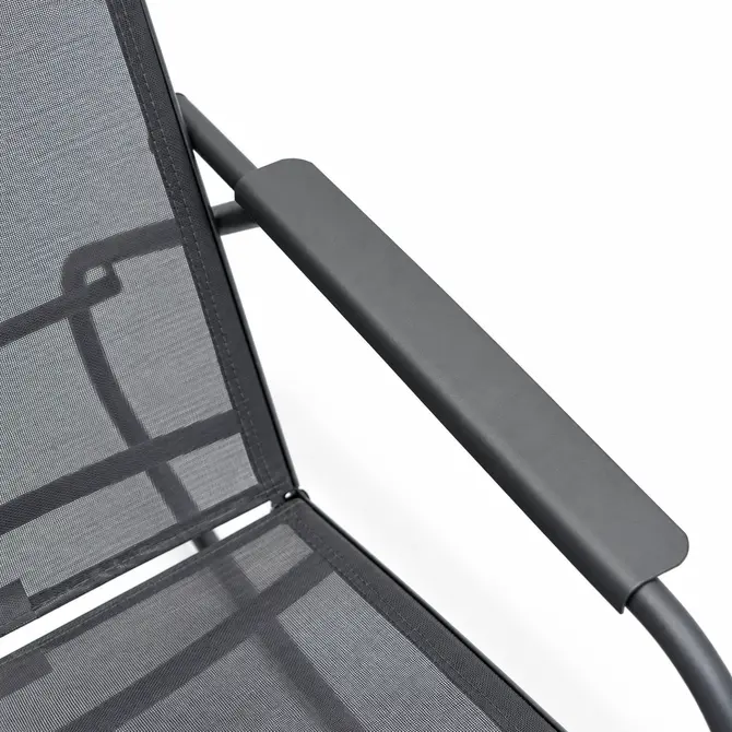 Noa rocking chair graphite/grijs, Pro Loisirs, tuincentrumoutlet.com