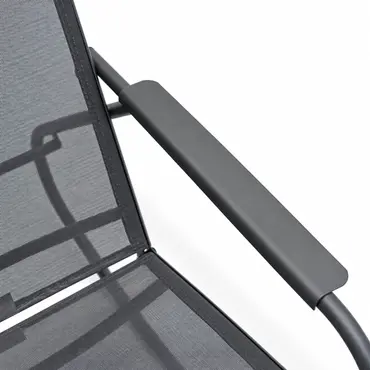 Noa rocking chair graphite/grijs, Pro Loisirs, tuincentrumoutlet.com