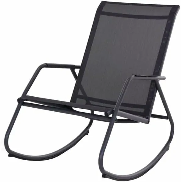 Noa rocking chair graphite/grijs, Pro Loisirs, tuincentrumoutlet.com