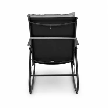 Noa rocking chair met grijs zitkussen 4, Vita tuinmeubelen, tuincentrumoutlet.com
