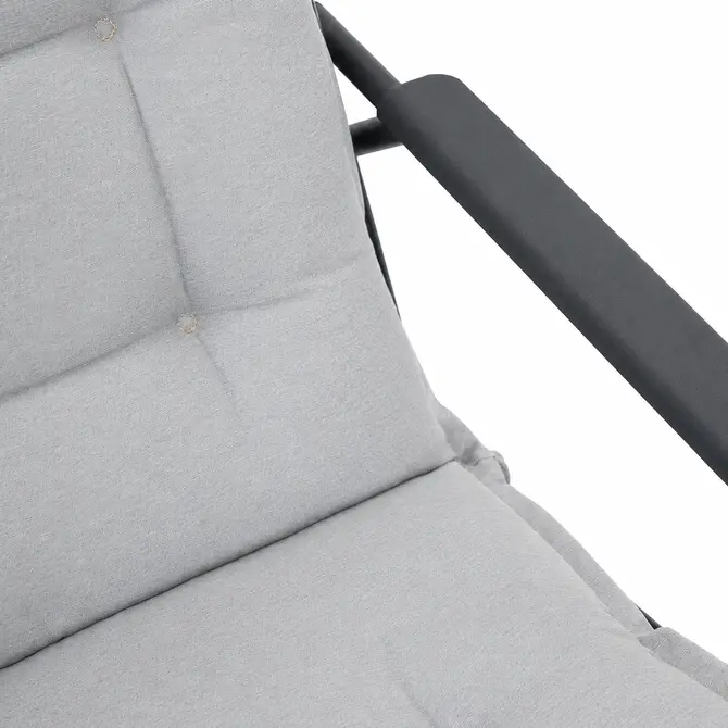 Noa rocking chair met grijs zitkussen 5, Vita tuinmeubelen, tuincentrumoutlet.com