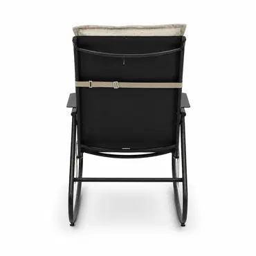 Noa rocking chair met groen zitkussen 3, Vita tuinmeubelen, tuincentrumoutlet.com
