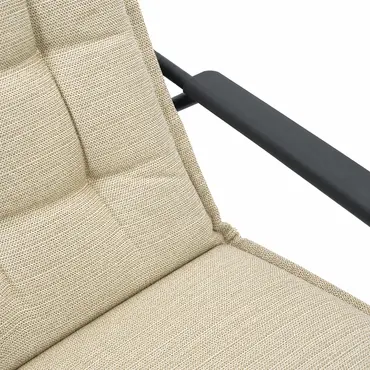 Noa rocking chair met groen zitkussen 5, Vita tuinmeubelen, tuincentrumoutlet.com