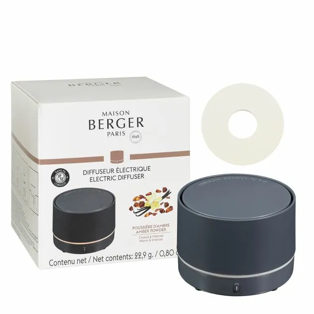Nomad diffuser Gris - Poussière d'Ambre, lampe berger, tuincentrumoutlet.com