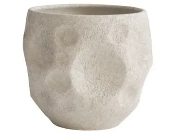 Noor pot sand beige ø26h24cm - afbeelding 1