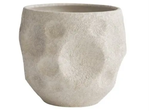 Noor pot sand beige ø32h29cm - afbeelding 1
