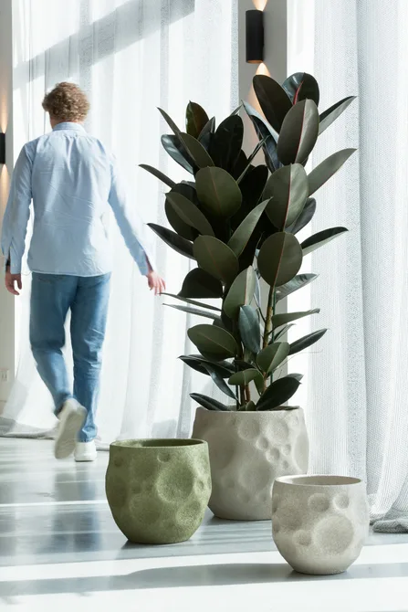 Noor pot sand olive ø26h24cm - afbeelding 3