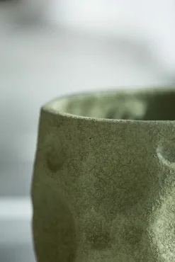 Noor pot sand olive ø38h36cm - afbeelding 2