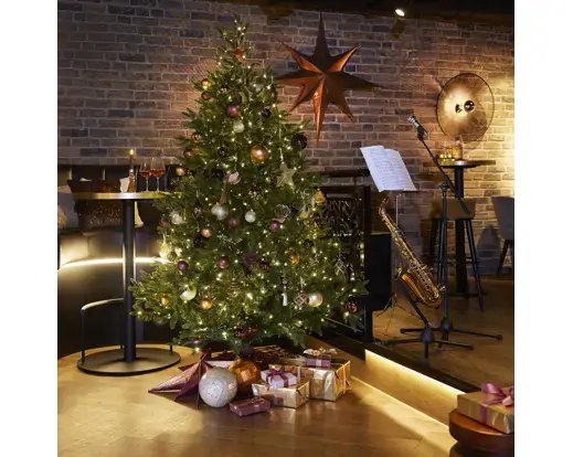 Nordmann bm fir prelit d150h210cm wwt sfeer, Everlands, tuincentrumoutlet.com