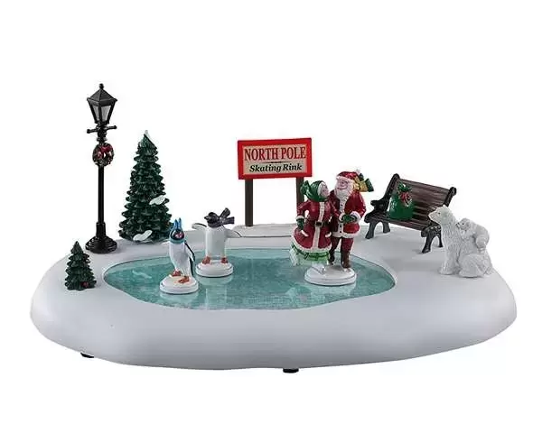 North pole skating rink, Lemax, tuincentrumoutlet