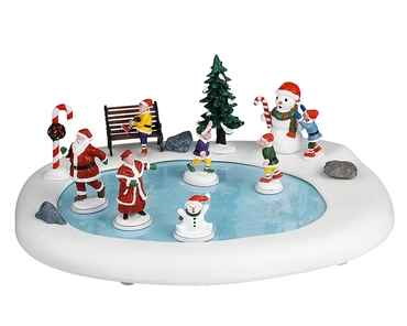 Northern lights skating pond, Lemax, tuincentrumoutlet.com