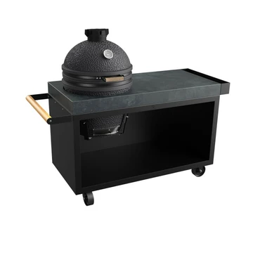 OFYR Kamado Table Black 135 PRO Concrete TB - met kamado - tuincentrumoutlet.com