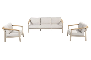 Olivia loungeset incl. voetenbank set, 4 Seasons Outdoor, tuincentrumoutlet.com