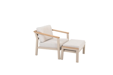 Olivia loungeset incl. voetenbank samen, 4 Seasons Outdoor, tuincentrumoutlet.com