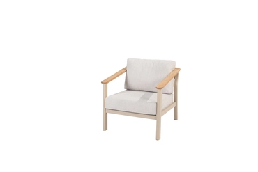 Olivia loungeset incl. voetenbank stoel, 4 Seasons Outdoor, tuincentrumoutlet.com