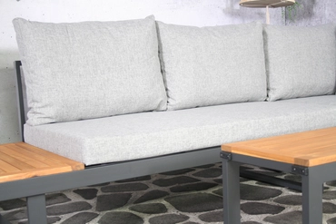 Olympia alu. multifunctional loungeset detail kussen, SenS-line, tuincentrumoutlet