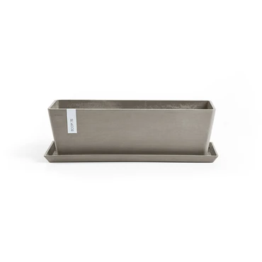 Ondersch rechth l45cm taupe new met pot, Ecopots, tuincentrumoutlet.com