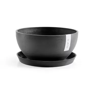 Onderschotel Rond Dark Grey 30 sfeer 6, Ecopots, tuincentrumoutlet