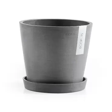 Onderschotel Rond Grey 20 sfeer, Ecopots, tuincentrumoutlet