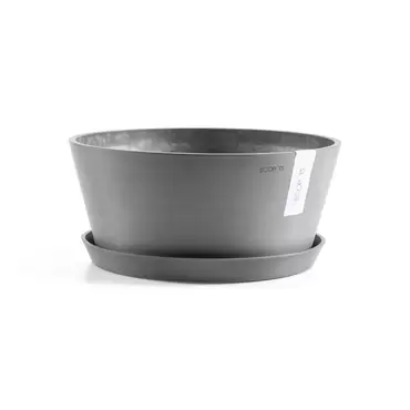 Onderschotel Rond Grey 30 sfeer 5, Ecopots, tuincentrumoutlet