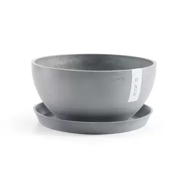 Onderschotel Rond Grey 30 sfeer 6, Ecopots, tuincentrumoutlet