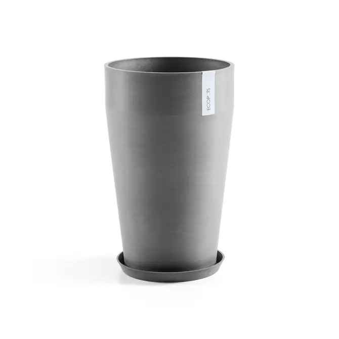 Onderschotel Rond Grey 30 sfeer 7, Ecopots, tuincentrumoutlet