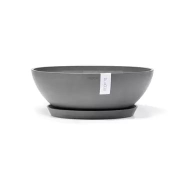 Onderschotel Rond Grey 40 sfeer 6, Ecopots, tuincentrumoutlet