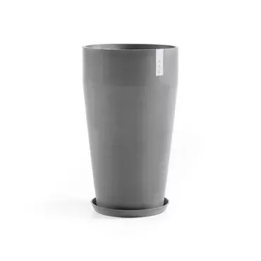 Onderschotel Rond Grey 40 sfeer 7, Ecopots, tuincentrumoutlet