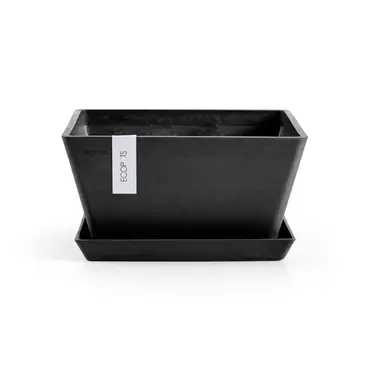 Onderschotel Dark Grey 40 sfeerfoto, Ecopots, tuincentrumoutlet