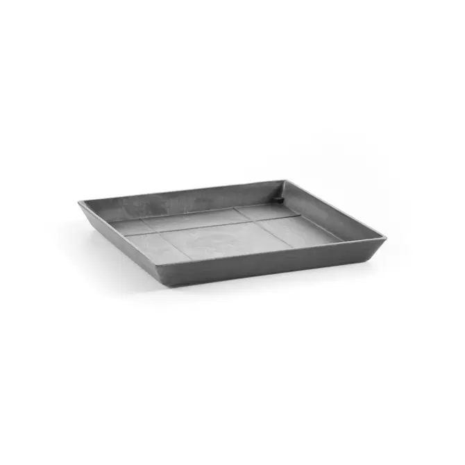 Onderschotel Vierkant Grey 40, Ecopots, tuincentrumoutlet