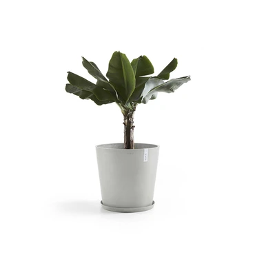 Onderschotel witgrijs d50cm, Ecopots, Tuincentrumoutlet